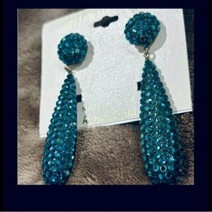 Blue Drop Earrings